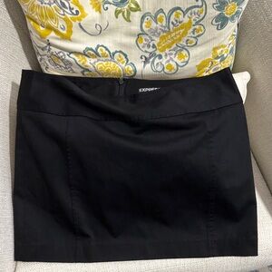 Express Elegant Black Mini Skirt Sz 8